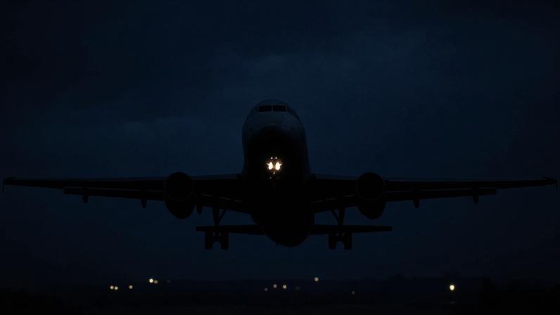 Imagem colorida de avião