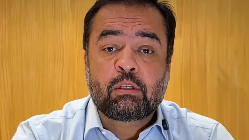 Cláudio Castro gravou vídeo se defendendo — Foto: Reprodução