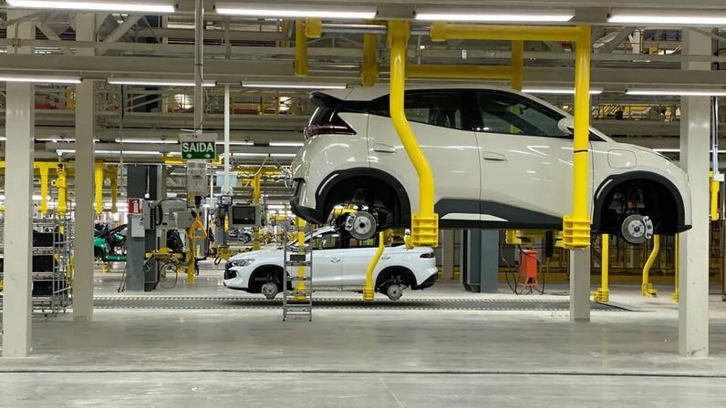 Fábrica da BYD na Bahia - Foto: Mauro Balhessa/IstoÉ