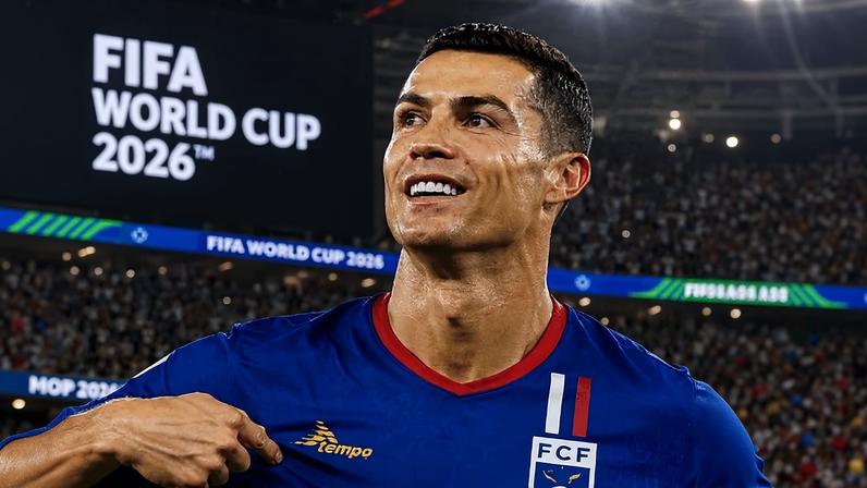 Imagem feita por inteligência artifical mostra Cristiano Ronaldo com camisa de Cabo Verde