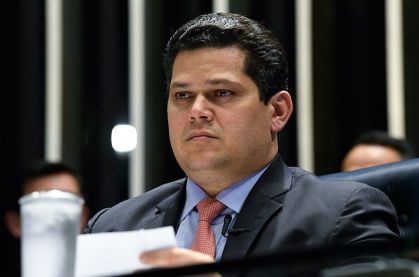 O presidente do Senado, Davi Alcolumbre
