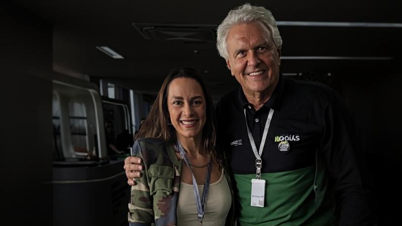 Silvia Abravanel e Ronaldo Caiado (PSD)