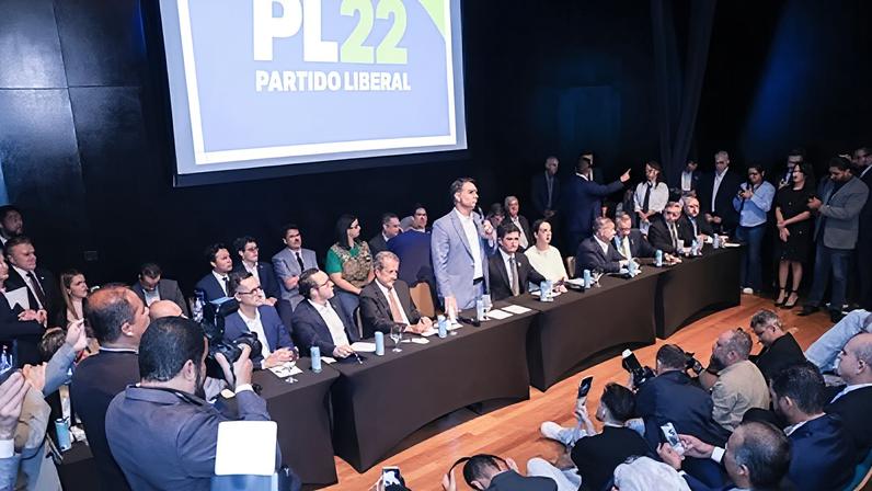 Evento de filiação no PL (Partido Liberal)