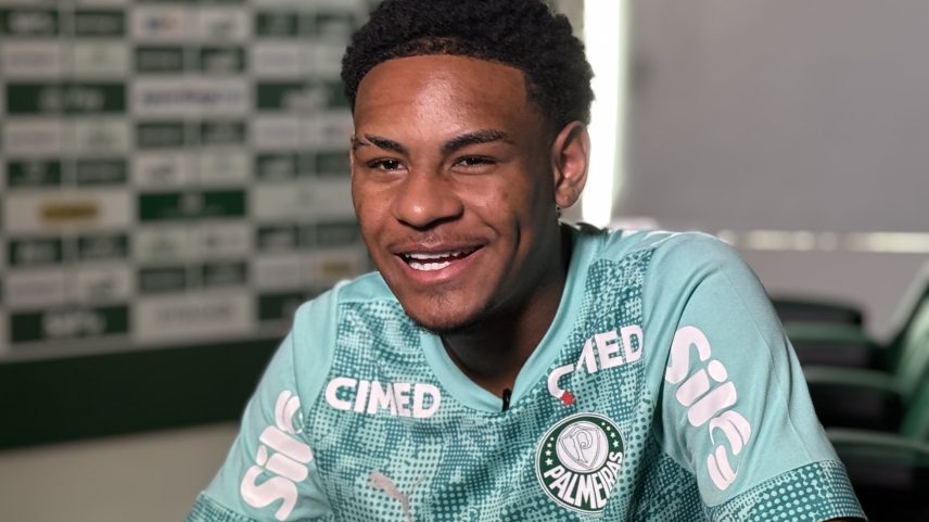 Eduardo Conceição, do Palmeiras, em entrevista ao ge — Foto: Thiago Ferri