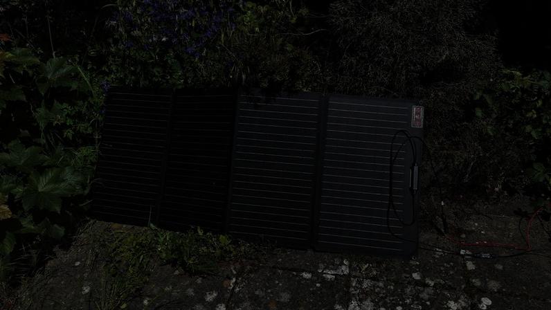 My Jackery solar generator hard at work in Scotland.