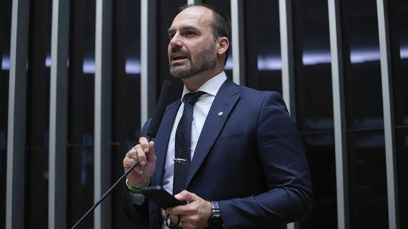 O ex-deputado federal Eduardo Bolsonaro (Renato Araujo/Câmara dos Deputados)