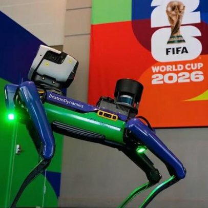Cães-robôs patrulham estádios na Copa do Mundo