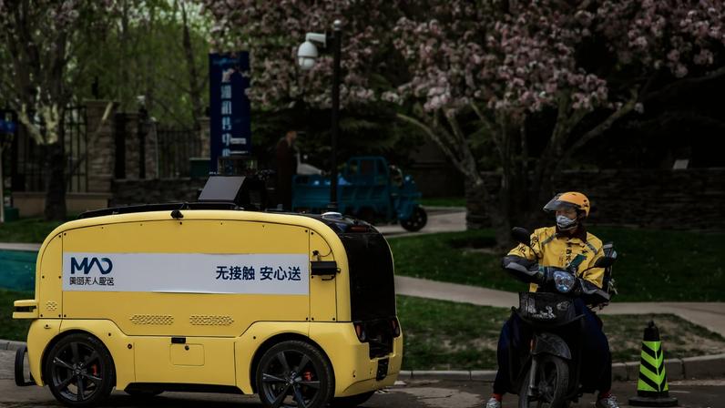 Robôs de entrega e drones já foram testados pelo iFood no Brasil (imagem: divulgação/iFood)