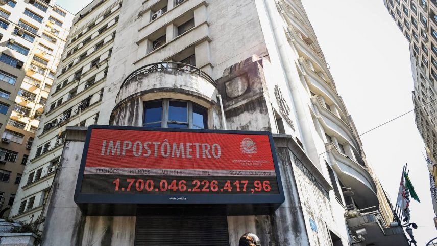 IMPOSTÔMETRO EM SÃO PAULO (Kaio Lakaio/VEJA)