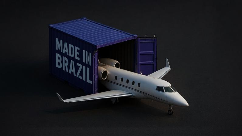 Embraer anuncia redução no tempo de fabricação de jatos e projeta crescimento de receita até 2030.