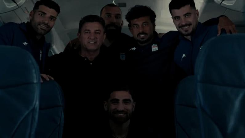Chegada da seleção do Irã a Seattle — Foto: Divulgação / Seleção do Irã
