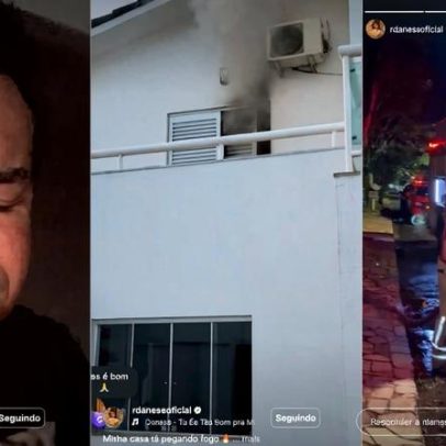 Régis Danese agradece por livramento após incêndio