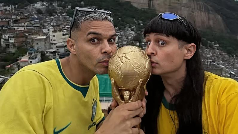 Iae Break, influenciador brasileiro com mais de 3 milhões de seguidores, conheceu o cantor Oliver Tree dias antes do acidente