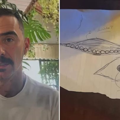 Influenciador mostra suposto OVNI no interior do Paraná e viraliza