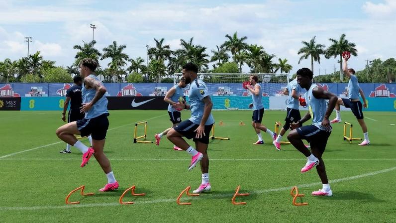 Inglaterra treina nos Estados Unidos para a Copa do Mundo