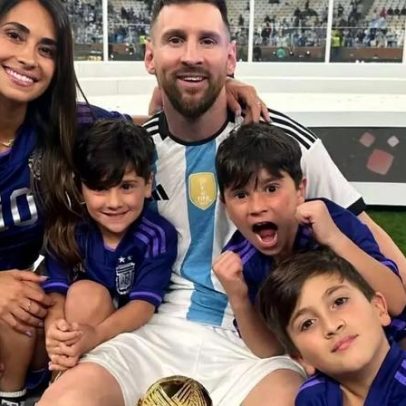 Antonela Roccuzzo homenageia Messi após recorde na Copa