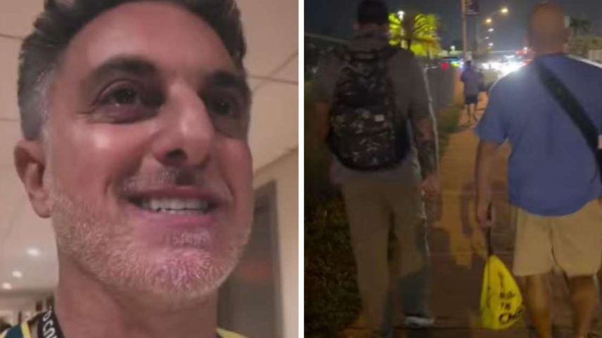 Luciano Huck relata perrengue aos seguidores | Luciano Huck volta para casa andando