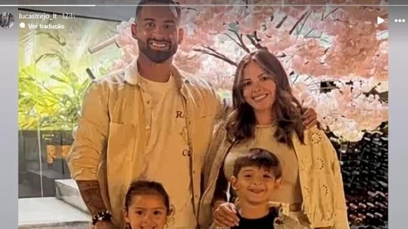 Postagem de Lucas Trejo pedindo ajuda para encontrar sua família