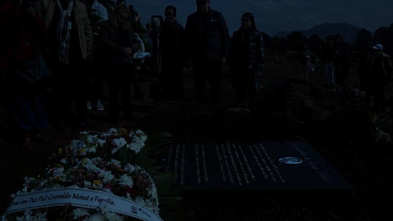 São Paulo (SP), 26/06/2026. - Cerimônia de Sepultamento de Grenaldo de Jesus Silva, no cemitério Dom Bosco em Perus. Ato integra ações de memória, verdade e reparação conduzidas pela Comissão Especial sobre Mortos e Desaparecidos Políticos e pelo Ministério dos Direitos Humanos e da Cidadania. Foto: Paulo Pinto/Agencia Brasil