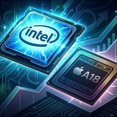 Chip básico da Intel chega perto do Apple A18 Pro em benchmark