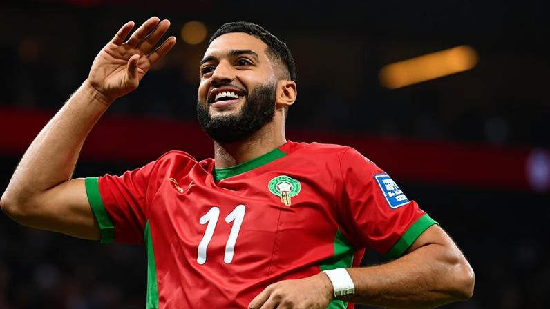 Ismael Saibari, da seleção de Marrocos: federação atrasou jogo por medo de lesões
