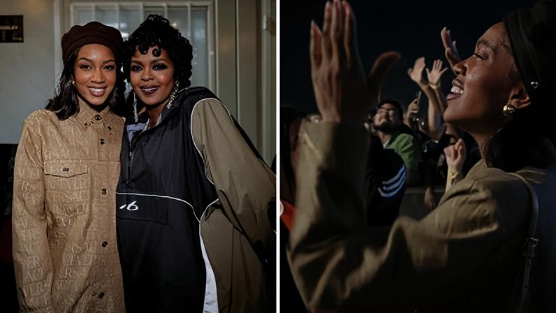 Iza posta encontro com Lauryn Hill