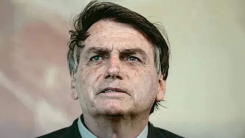 Jair Bolsonaro em pôster de documentário - Metrópoles