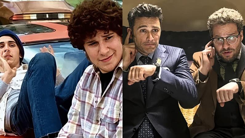 James Franco e Seth Rogen trabalharam juntos na série "Freaks and Geeks" e no filme "A Entrevista"