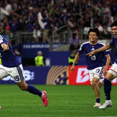 Japão empata com a Holanda após ficar atrás duas vezes