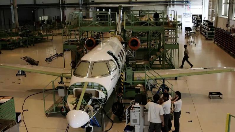 Fábrica da Embraer em Gavião Peixoto, São Paulo