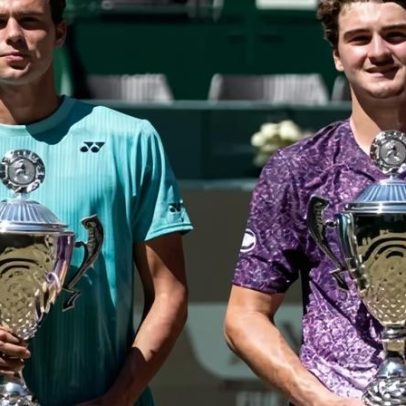 João Fonseca e Daniel Altmaier ficam com o vice-campeonato de duplas em Halle