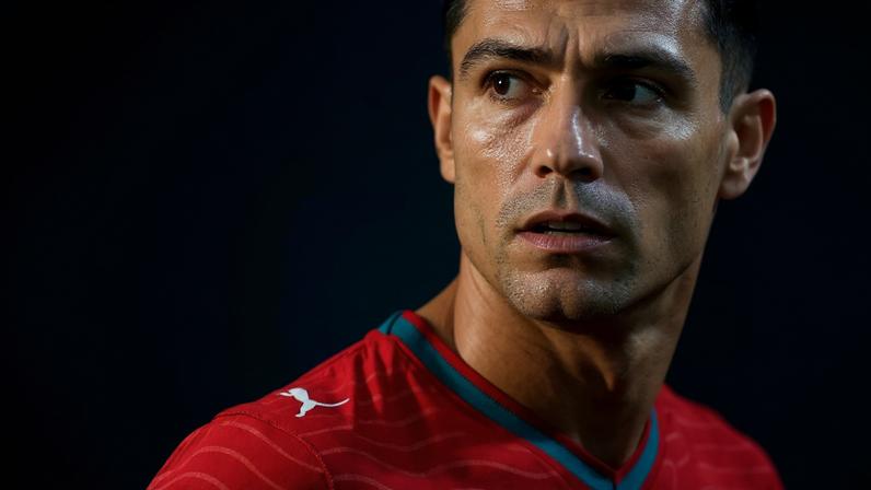 Portugal's forward Cristiano Ronaldo is pictured before the international friendly football match between Portugal and Nigeria at Magalhaes Pessoa Stadium in Leiria, on June 10, 2026. (Photo by FILIPE AMORIM / AFP)
