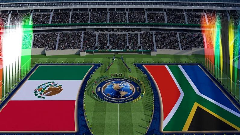 Imagem de como será cerimônia de pré-jogo na Copa do Mundo (Imagem: Divulgação/Fifa)
