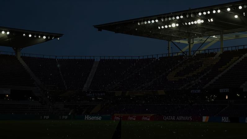 Jogo Benfica x Auckland City foi paralisado por tempestade no Mundial