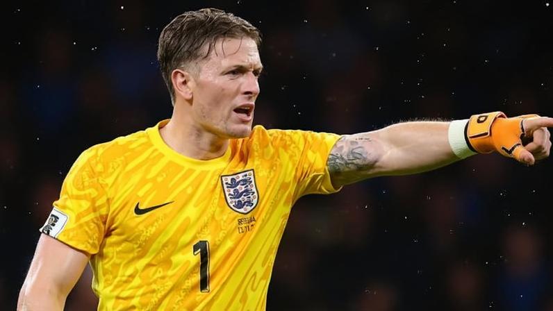 Jordan Pickford já disputou duas Copas do Mundo como titular do gol da Inglaterra