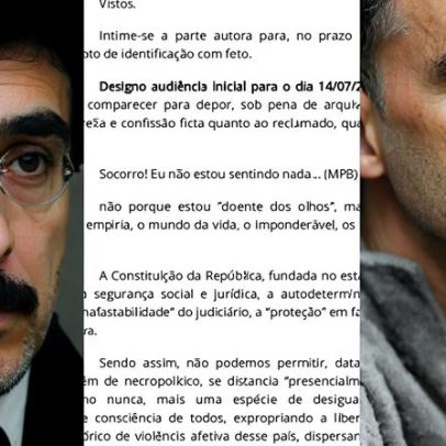 Juiz rejeita audiência virtual recorrendo a música e poemas