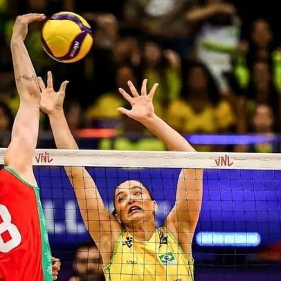 Julia Kudiess chega a 100 bloqueios na VNL e diz estar perdida
