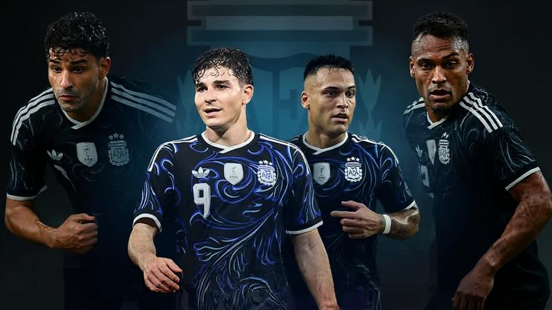 Julián Álvarez e Lautaro Martínez - Argentina — Foto: Infoesporte