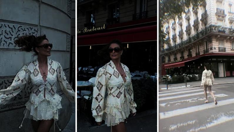 Juliana Paes abriu o álbum da viagem de Paris — Foto: Reprodução/Instagram