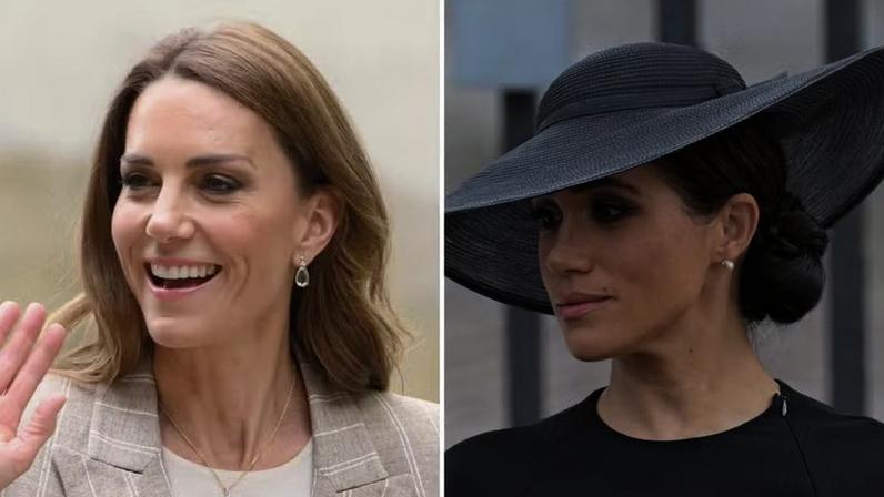 Kate Middleton e Meghan Markle — Foto: Getty Images