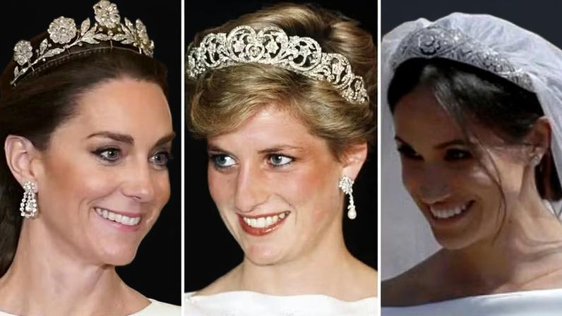 Kate Middleton, Princesa Diana e Meghan Markle — Foto: Getty Images