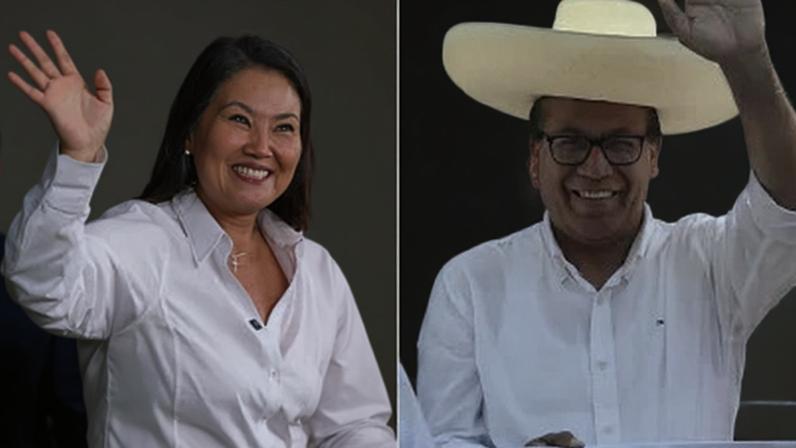 Keiko Fujimori e Roberto Sánchez disputarão segundo turno da eleição presidencial do Peru