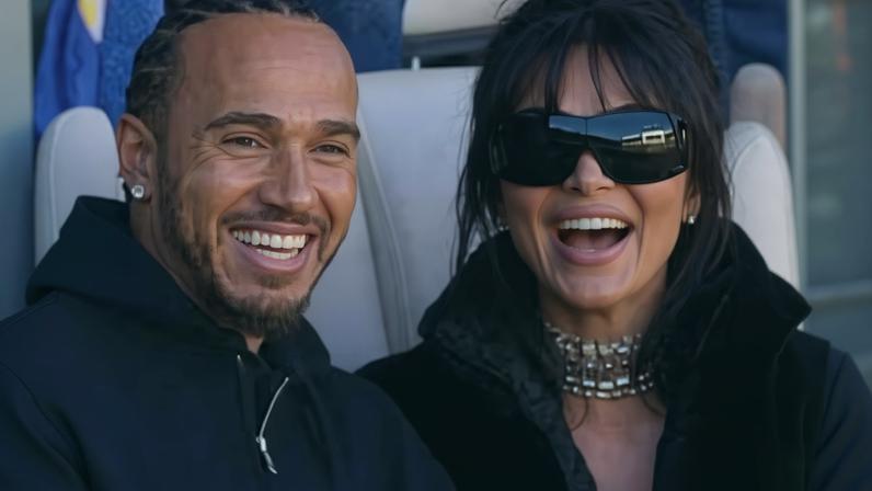 Lewis Hamilton e Kim Kardashian — Foto: Reprodução/Instagram