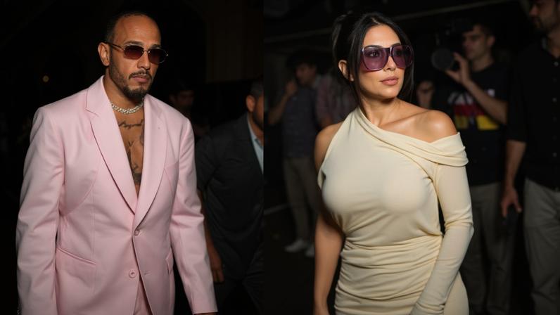 Kim Kardashian acompanha Lewis Hamilton em Grand Prix de Mônaco