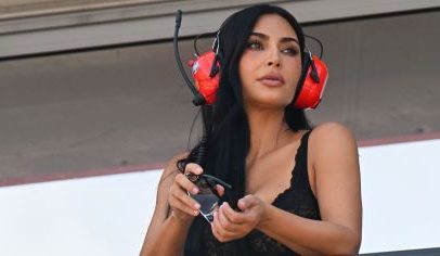 Kim Kardashian participa da primeira corrida de F1 após namoro com Hamilton