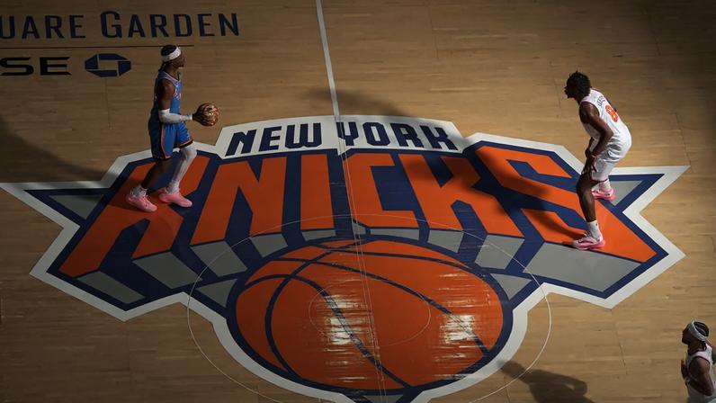 San Antonio Spurs e New York Knicks em disputa nas finais da NBA (Foto:Nathaniel S. Butler/Getty Images via AFP)
