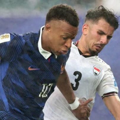 Mbappé não larga do pé de Messi