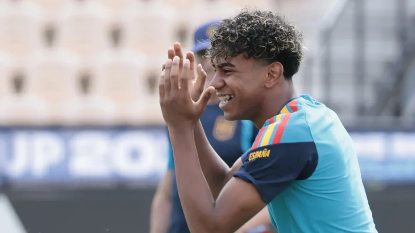 Lamine Yamal é o principal jogador da Espanha. (Foto: Lavandeira Jr/EFE)