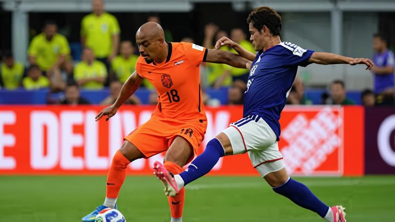 Lance de Holanda x Japão na Copa do Mundo 2026 — Foto: Reprodução: Globo Esporte