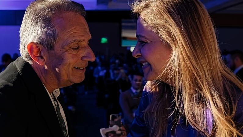 Leila Pereira e Bap, presidentes de Palmeiras e Flamengo, respectivamente